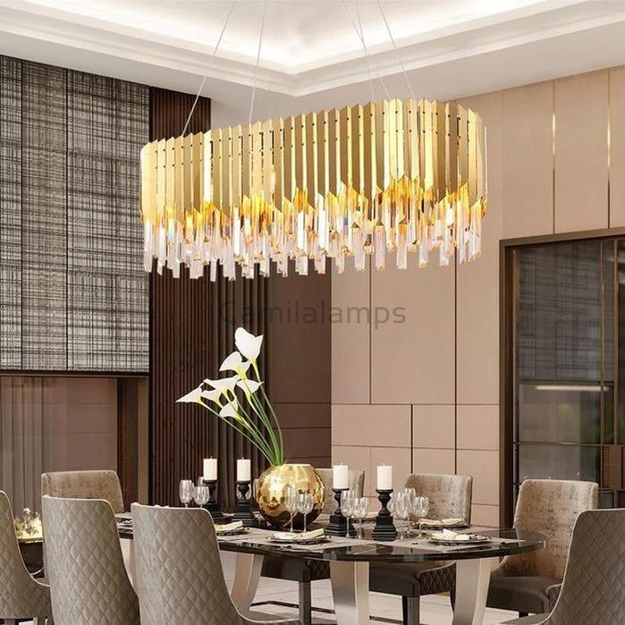 Giselle Crystal Dining Room Chandelier - Camilalamps - CAM - Gis - 233