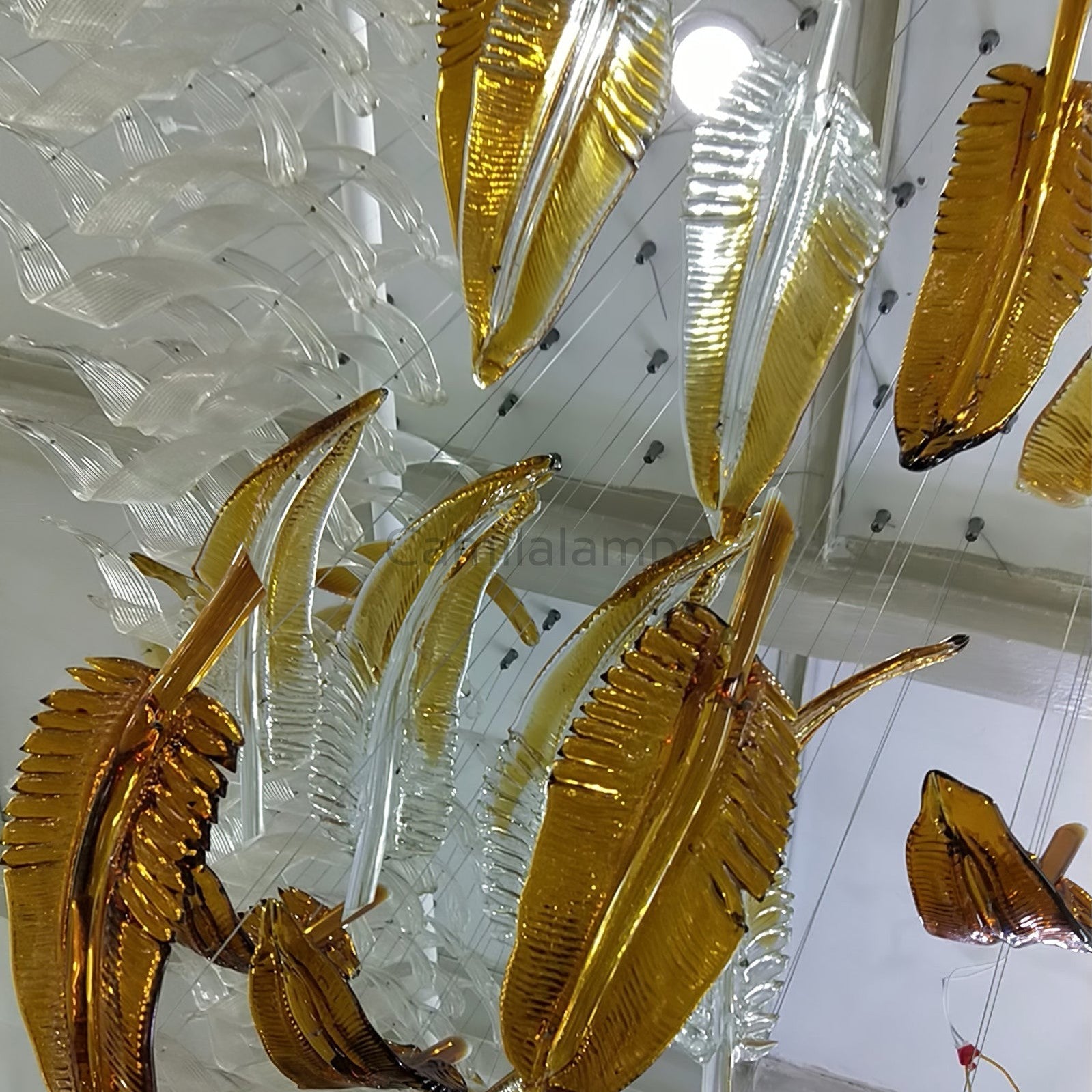 Glass Feathers Chandelier - Camilalamps - VKC5 - 240401 - 1