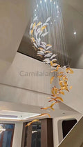 Glass Feathers Chandelier - Camilalamps - VKC5-1240401-11