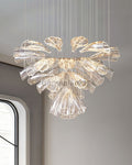Glass Lotus Chandelier - Camilalamps - CA - Glass - 1849 - 007