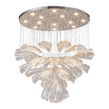 Glass Lotus Chandelier - Camilalamps - CA - Glass - 1849 - 007