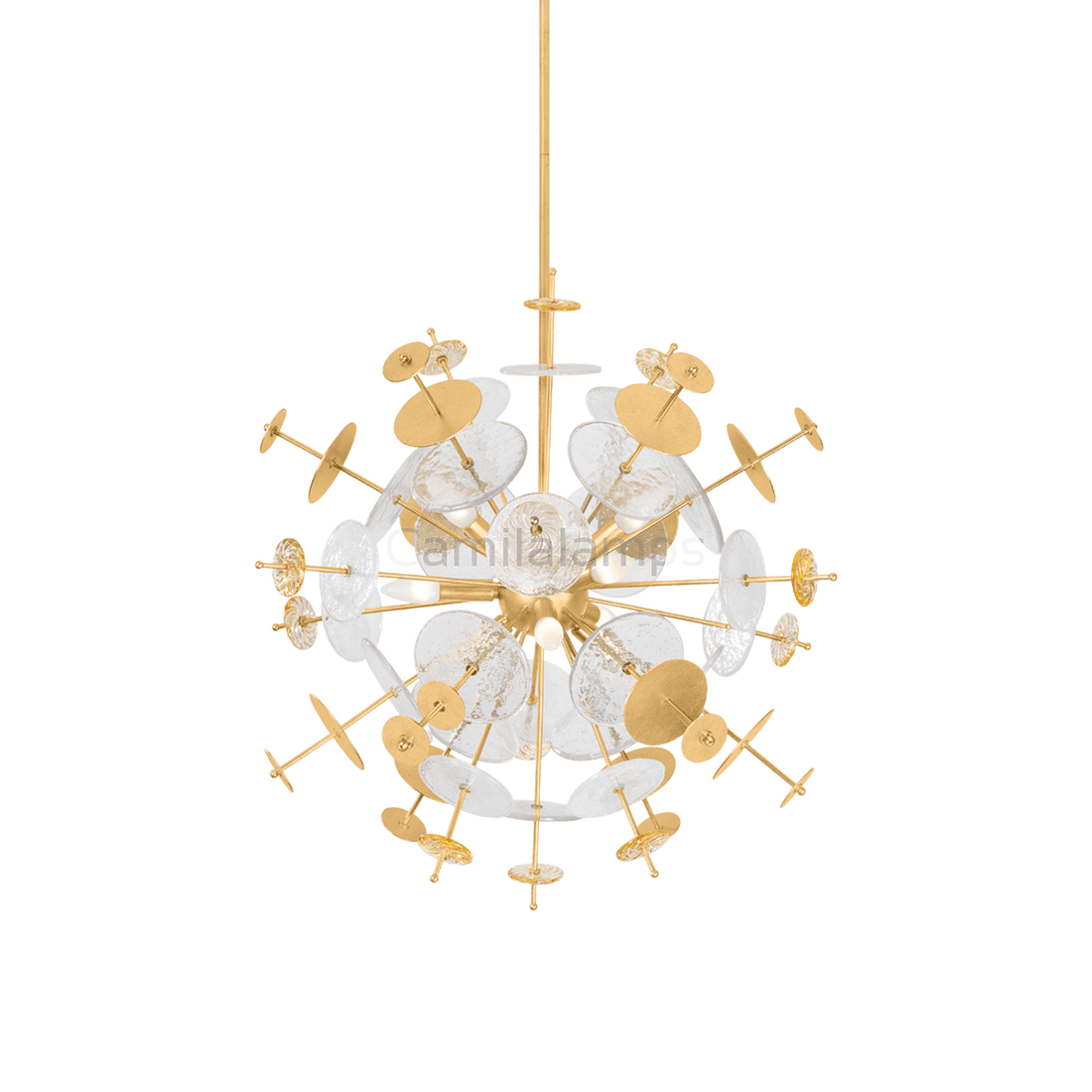 Gleason Clear Functional Design Chandelier - Camilalamps - 371 - 29 - VGL