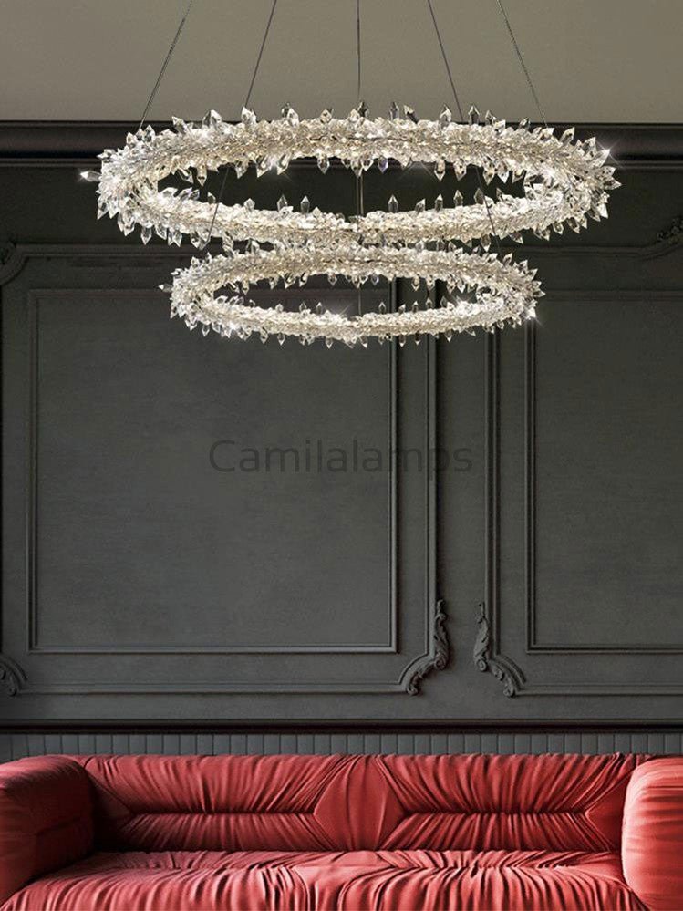 Glori Modern Crystal Chandelier - Camilalamps - CA - A - 348