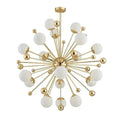 Gold And White Chandelier D 40