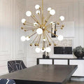 Gold And White Chandelier D 40