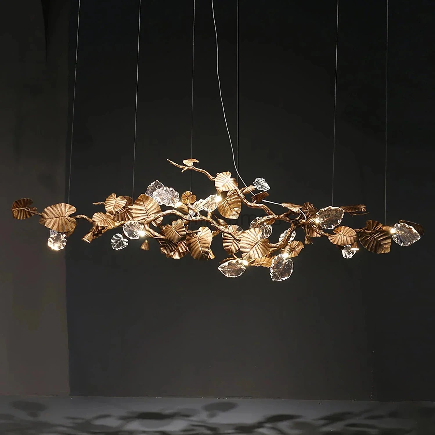 Gold Leaf Chandelier - Camilalamps - CA - BU2024 - C1892