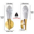 Gold Sconces Wall Lighting - Crystal Wall Sconces, Modern Bathroom Vanity Mirror Light, Dimmable LED Wall Sconce Light for Hallway, Living Room, Bedroom (Gold, 2PC) - Camilalamps - B0DRY76BNM