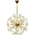 Golden Faceted Crystal Petal Dandelion Pendant Light - Camilalamps - CAA - 10006A2