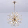 Golden Faceted Crystal Petal Dandelion Pendant Light - Camilalamps - CAA - 10006A2