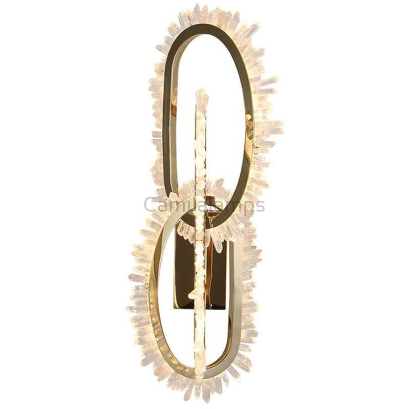 Grace Modern Rock Crystal Wall Sconce - Camilalamps - CAM1322 - 2