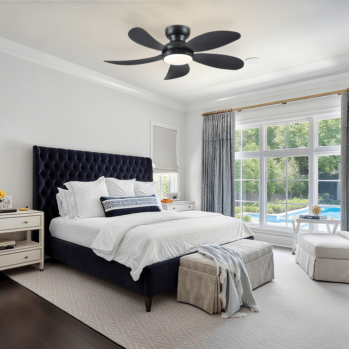 Graceshire contemporary ceiling fan - Camilalamps - CA - TO00784
