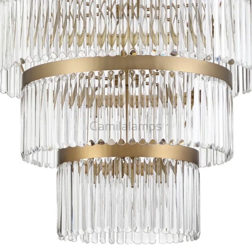 Grant 4 - Tier Round Chandelier 40" - Camilalamps - Ca-1JR-104