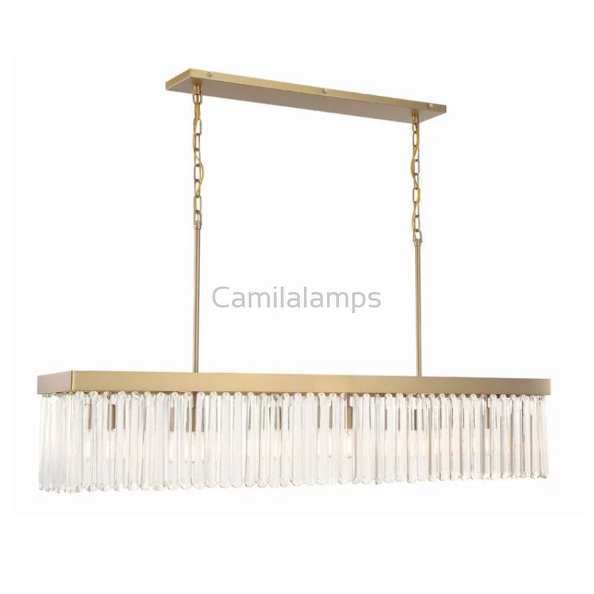 Grant Rectangle Chandelier - Camilalamps - Ca-1JR-107