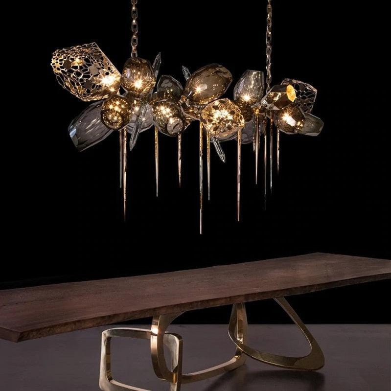 Greta Postmodern Glass Chandelier - Camilalamps - ILM0398