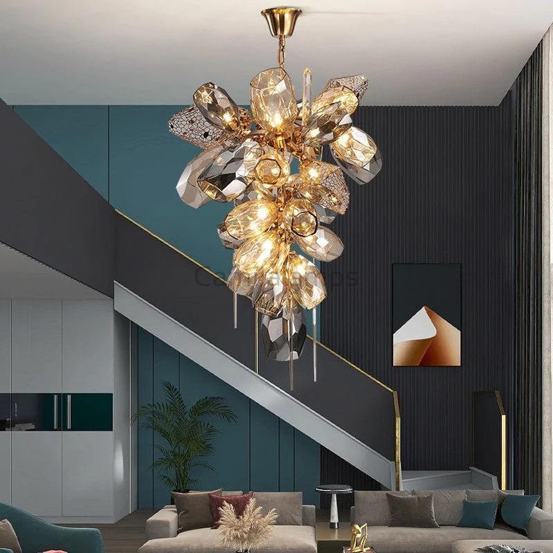 Greta Postmodern Glass Chandelier - Camilalamps - ILC0401