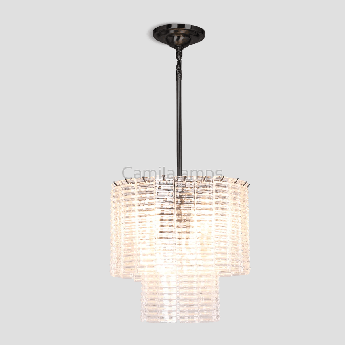Guts Round Glass Tile Chandelier - Camilalamps - Ca-1LI2024-1C5586