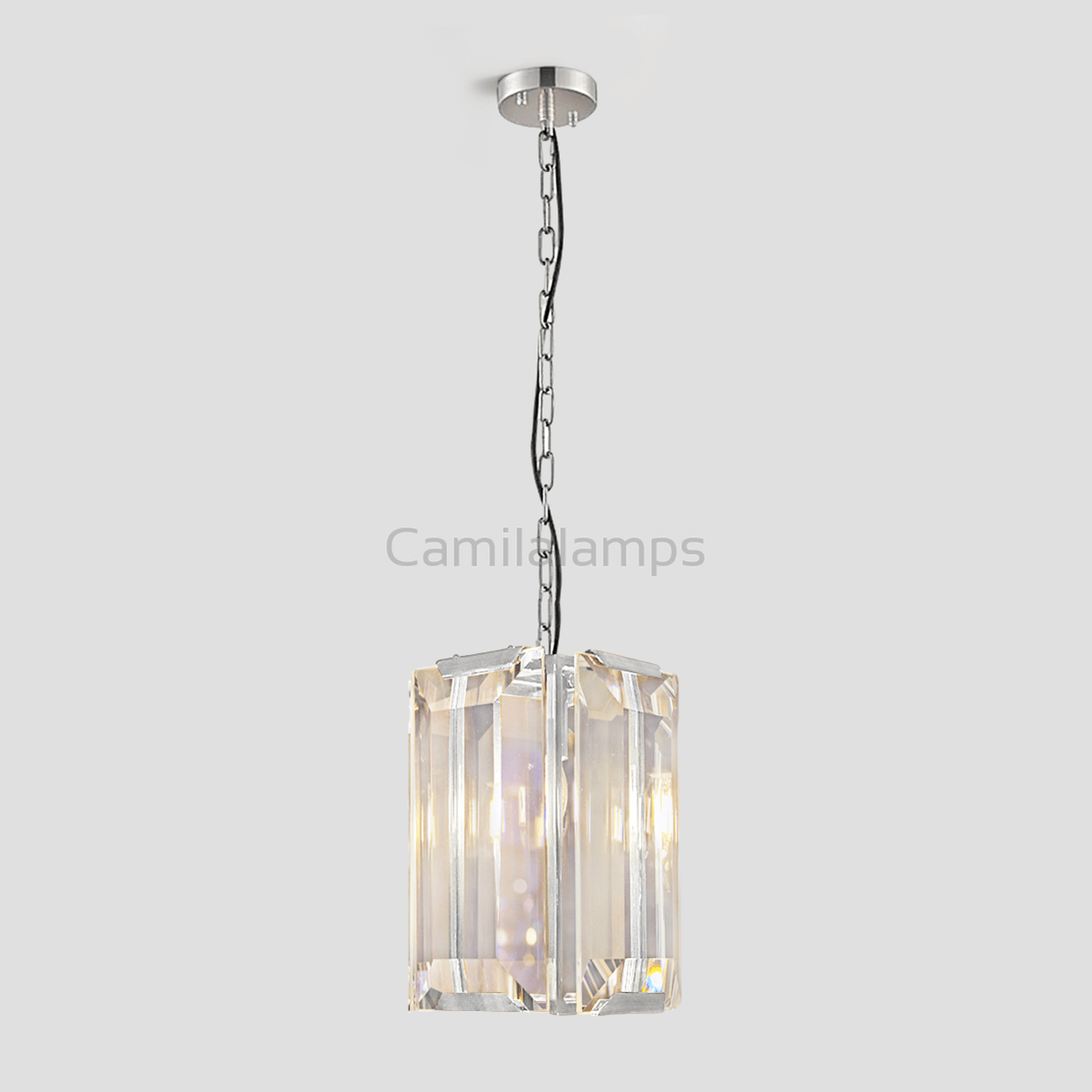 Hadint Square Crystal Pendant - Camilalamps - CA - LI2024 - C5830