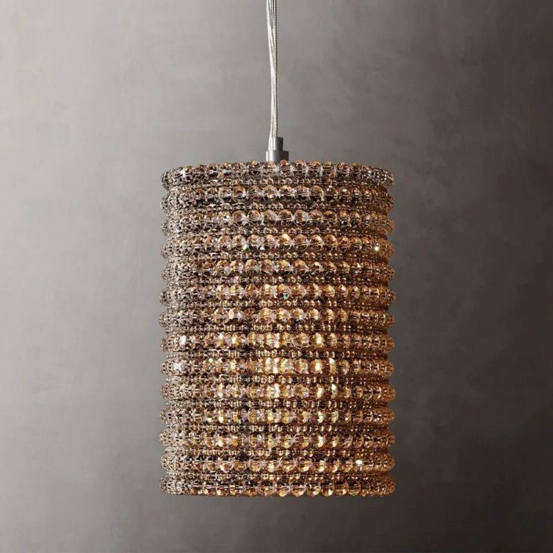 Halo Crystal Pendant 12"H - Camilalamps - CAA - 10006A4