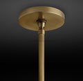Hand Carved Alabaster Cylinder Pendent - Camilalamps - CA - Hand - 818 - 005