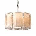 Harlew Alabaster Elegant Round Chandelier - Camilalamps - CAM1549
