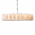 Harlew Alabaster Elegant Round Chandelier - Camilalamps - CAM1558