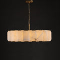 Harlew Alabaster Elegant Round Chandelier - Camilalamps - CAM1556