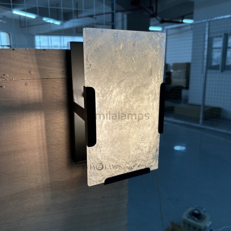 Harlew Calcite Short Wall Sconce - Camilalamps - CA - ml - Kiko - 773