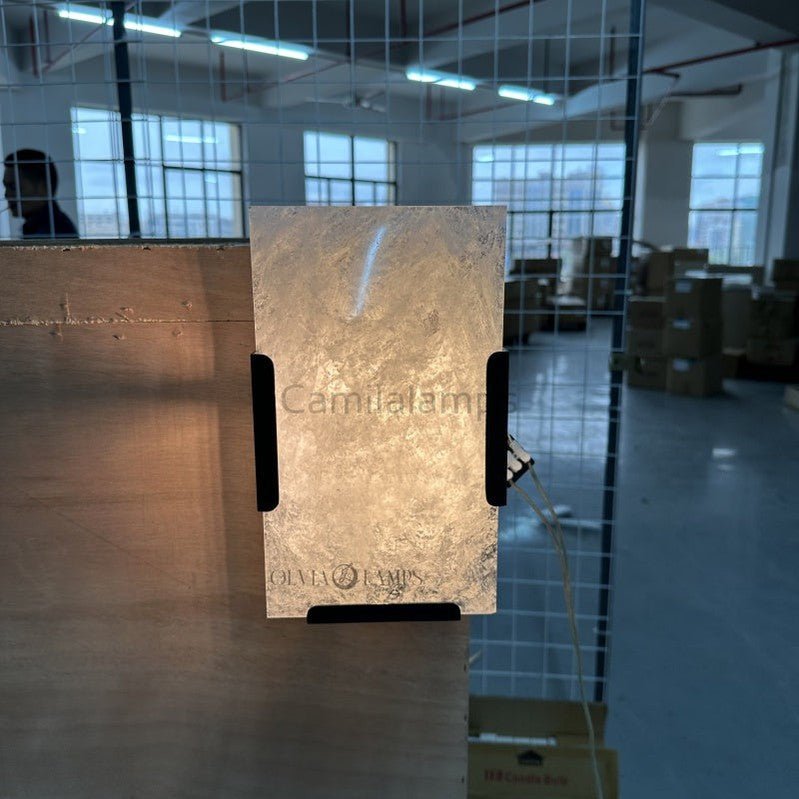 Harlew Calcite Short Wall Sconce - Camilalamps - CA - ml - Kiko - 773