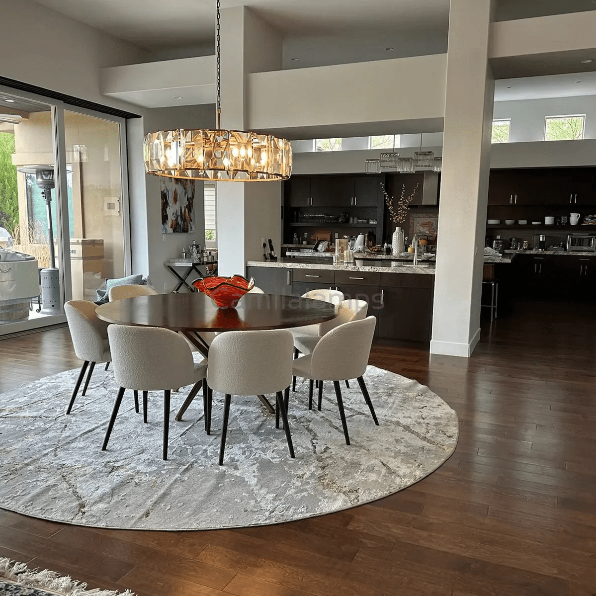 Harlew Crystal Round Chandelier - Camilalamps - Ca-1HER-1CH-1CH0209