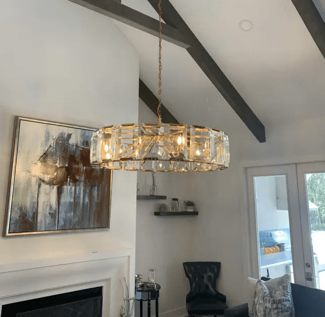 Harlew Crystal Round Chandelier - Camilalamps - CA - HER - CH - CH0209