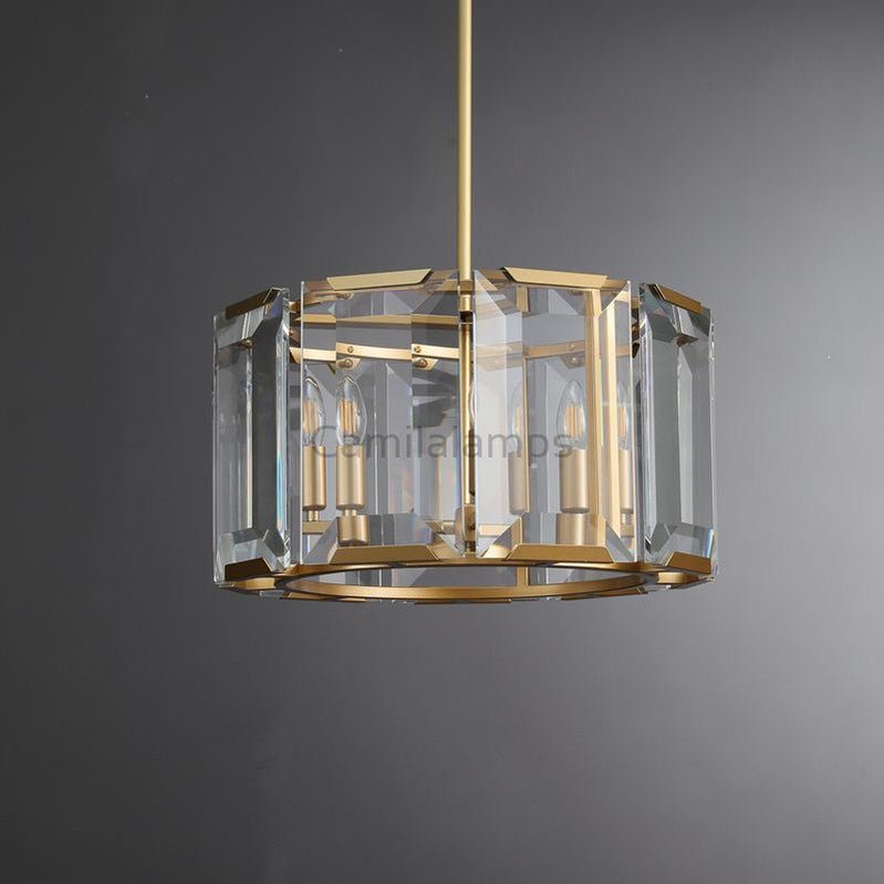 Harlew Crystal Round Chandelier - Camilalamps - CA - HER - CH - CH0219