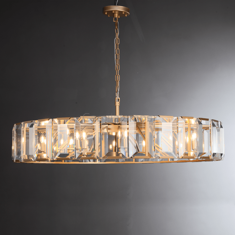 Harlew Crystal Round Chandelier - Camilalamps - Ca-1HER-1CH-1CH0212