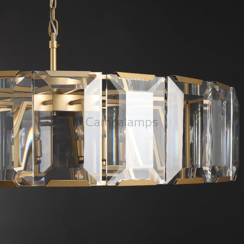 Harlew Crystal Round Chandelier - Camilalamps - Ca-1HER-1CH-1CH0213