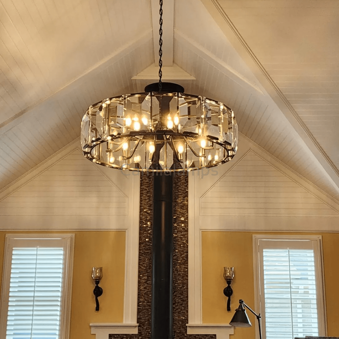 Harlew Crystal Round Chandelier - Camilalamps - Ca-1HER-1CH-1CH0209