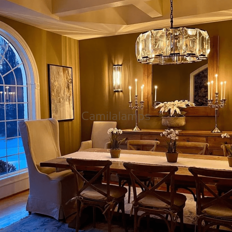 Harlew Crystal Round Chandelier - Camilalamps - Ca-1HER-1CH-1CH0209