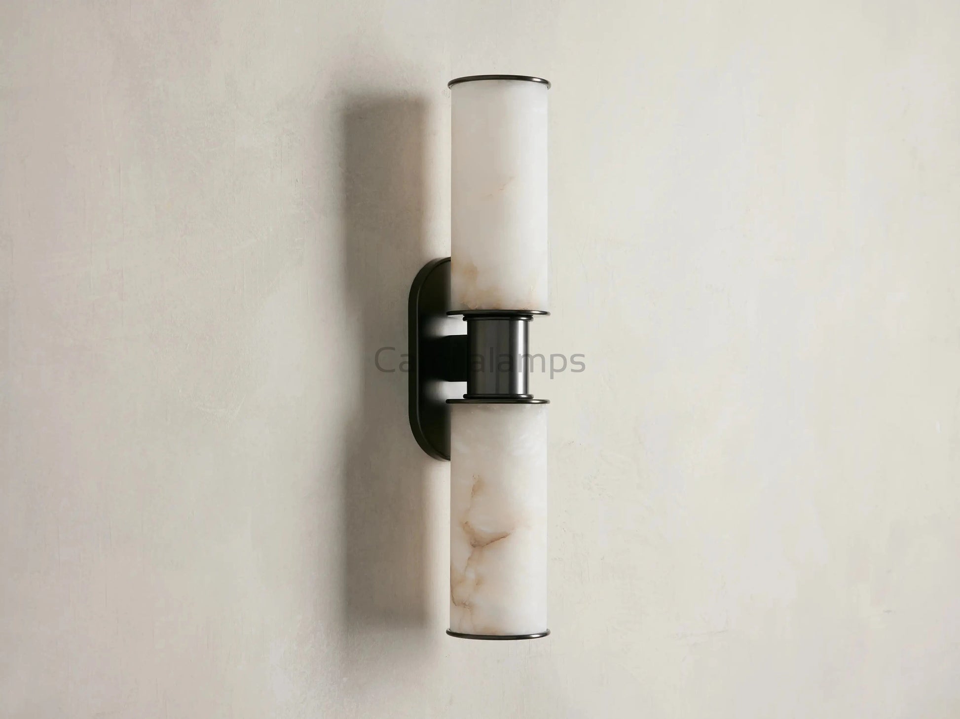 Harlin 2 - Light Wall Sconce in Alabaster - Camilalamps - CA - 10031H638