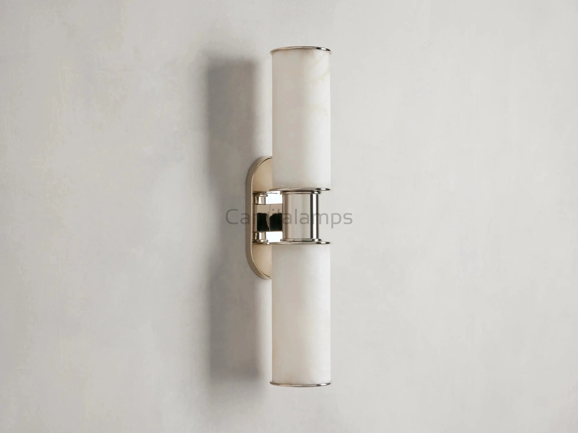 Harlin 2 - Light Wall Sconce in Alabaster - Camilalamps - CA - 10031H640