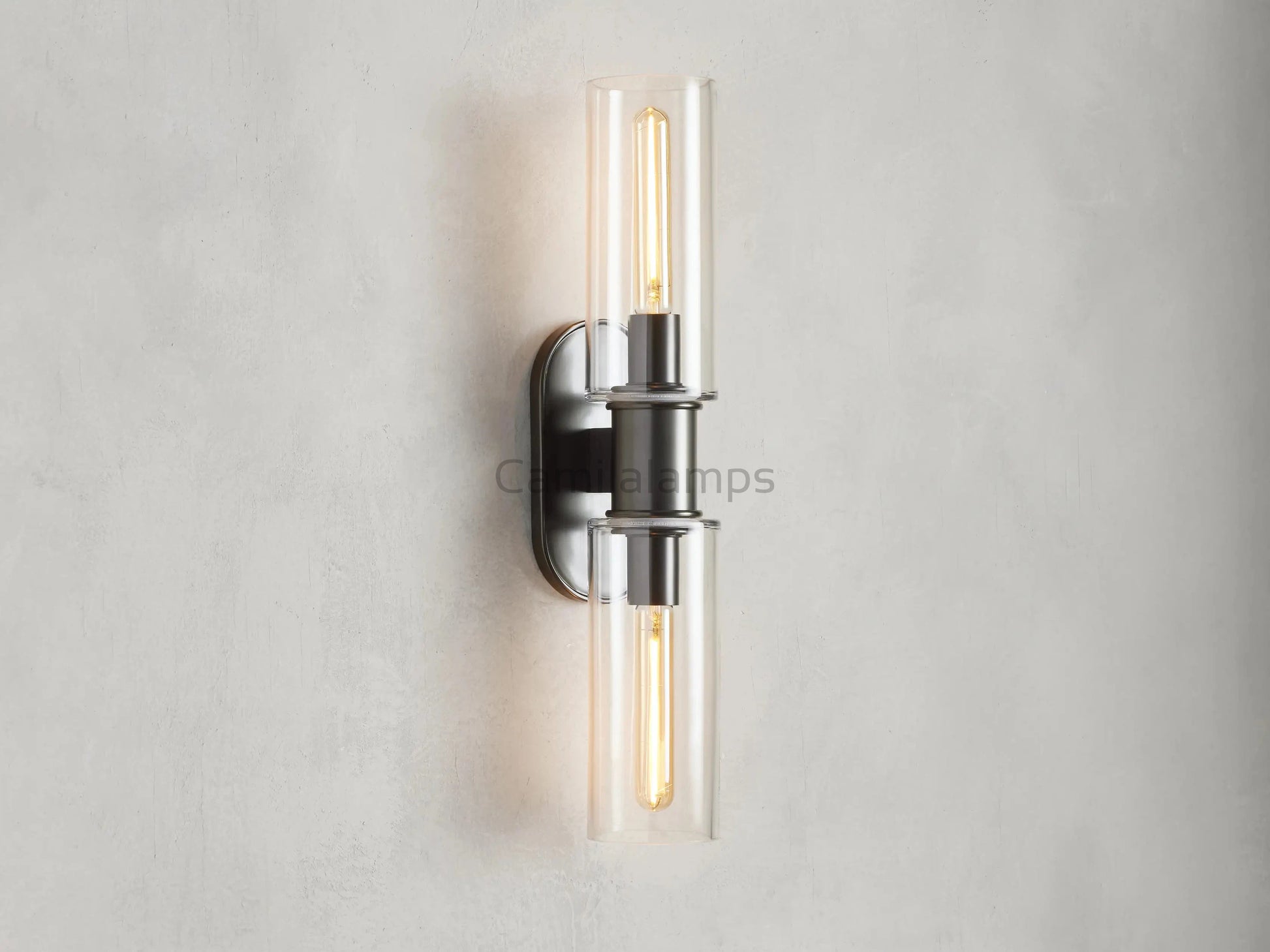Harlin 2 - Light Wall Sconce in Clear - Camilalamps - CA - 10031H690