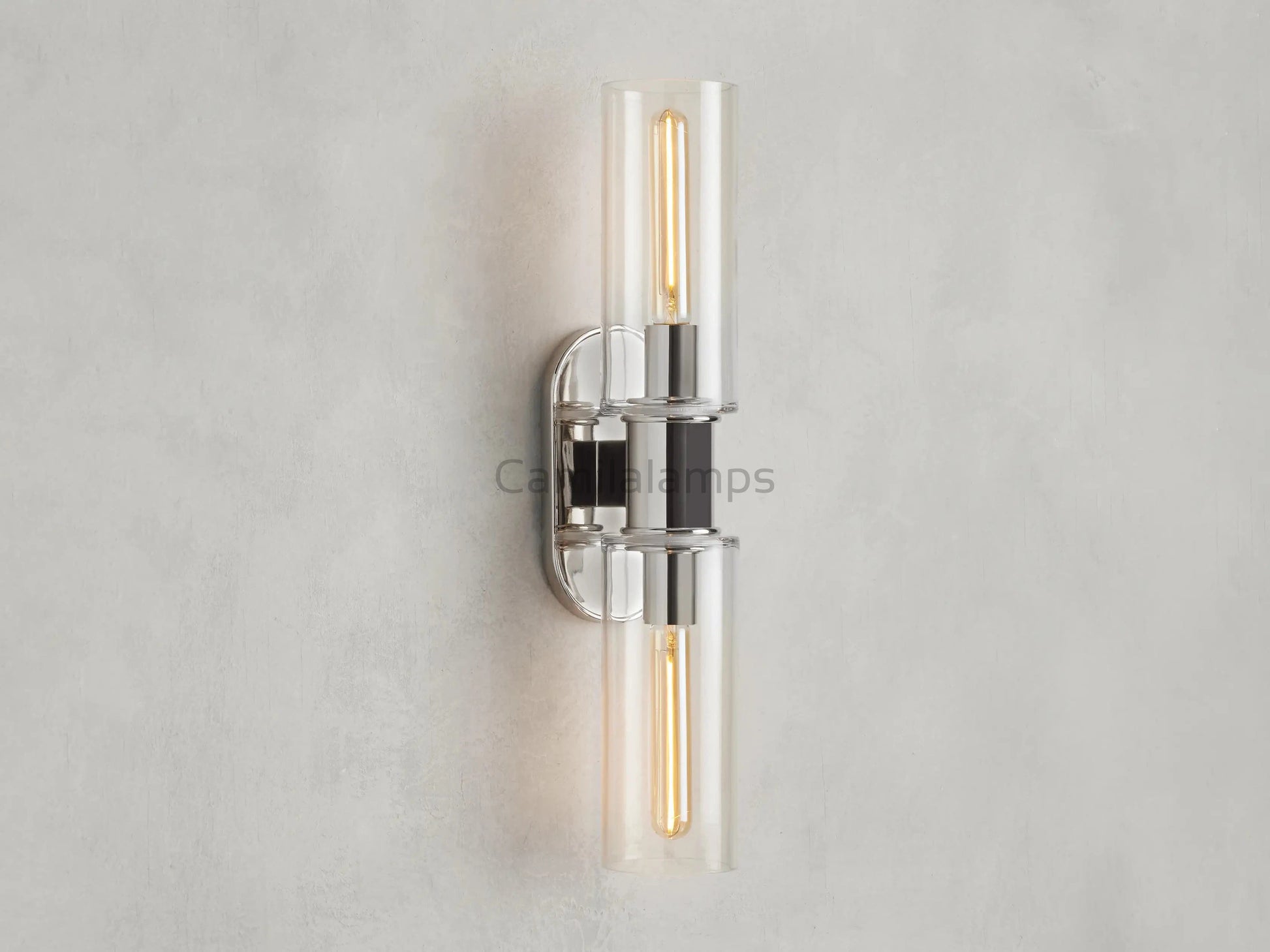Harlin 2 - Light Wall Sconce in Clear - Camilalamps - CA - 10031H686