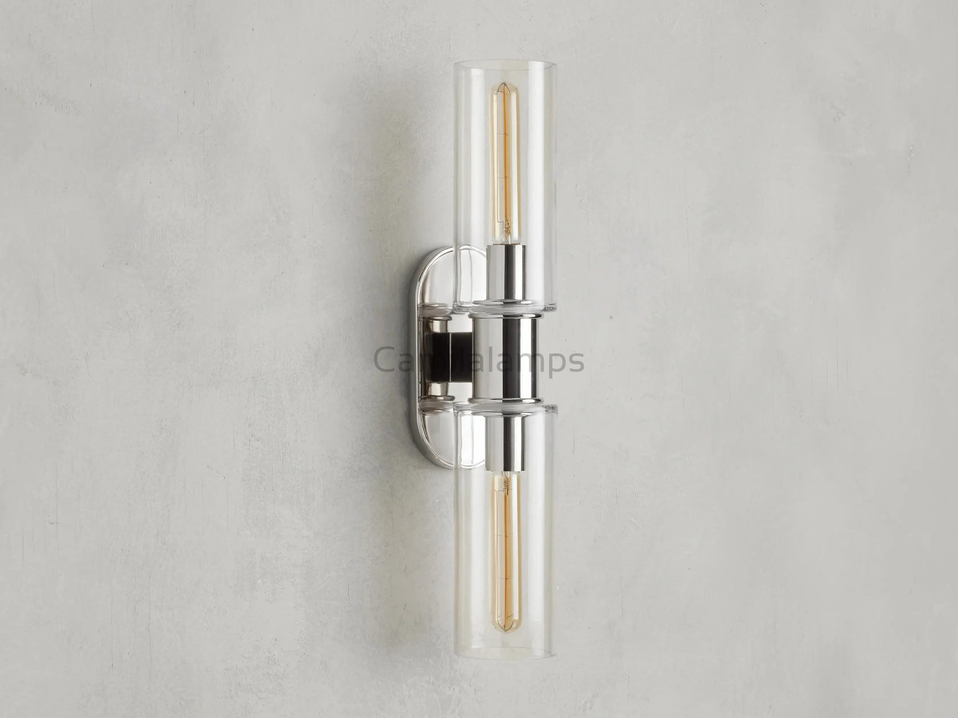 Harlin 2 - Light Wall Sconce in Clear - Camilalamps - CA - 10031H686