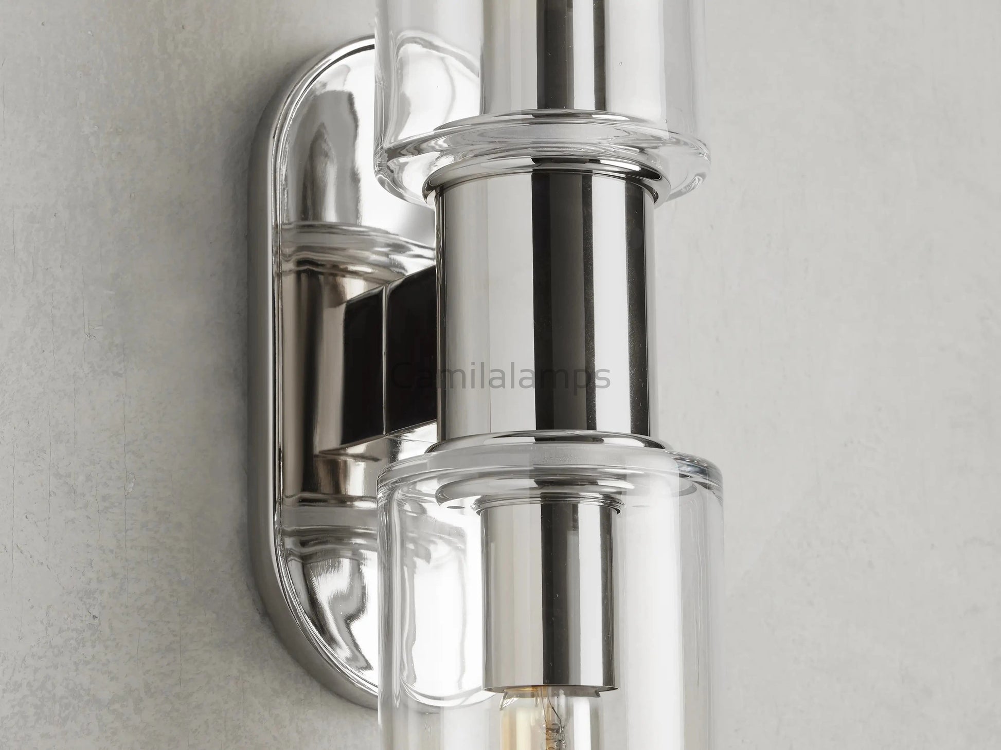 Harlin 2 - Light Wall Sconce in Clear - Camilalamps - CA - 10031H686