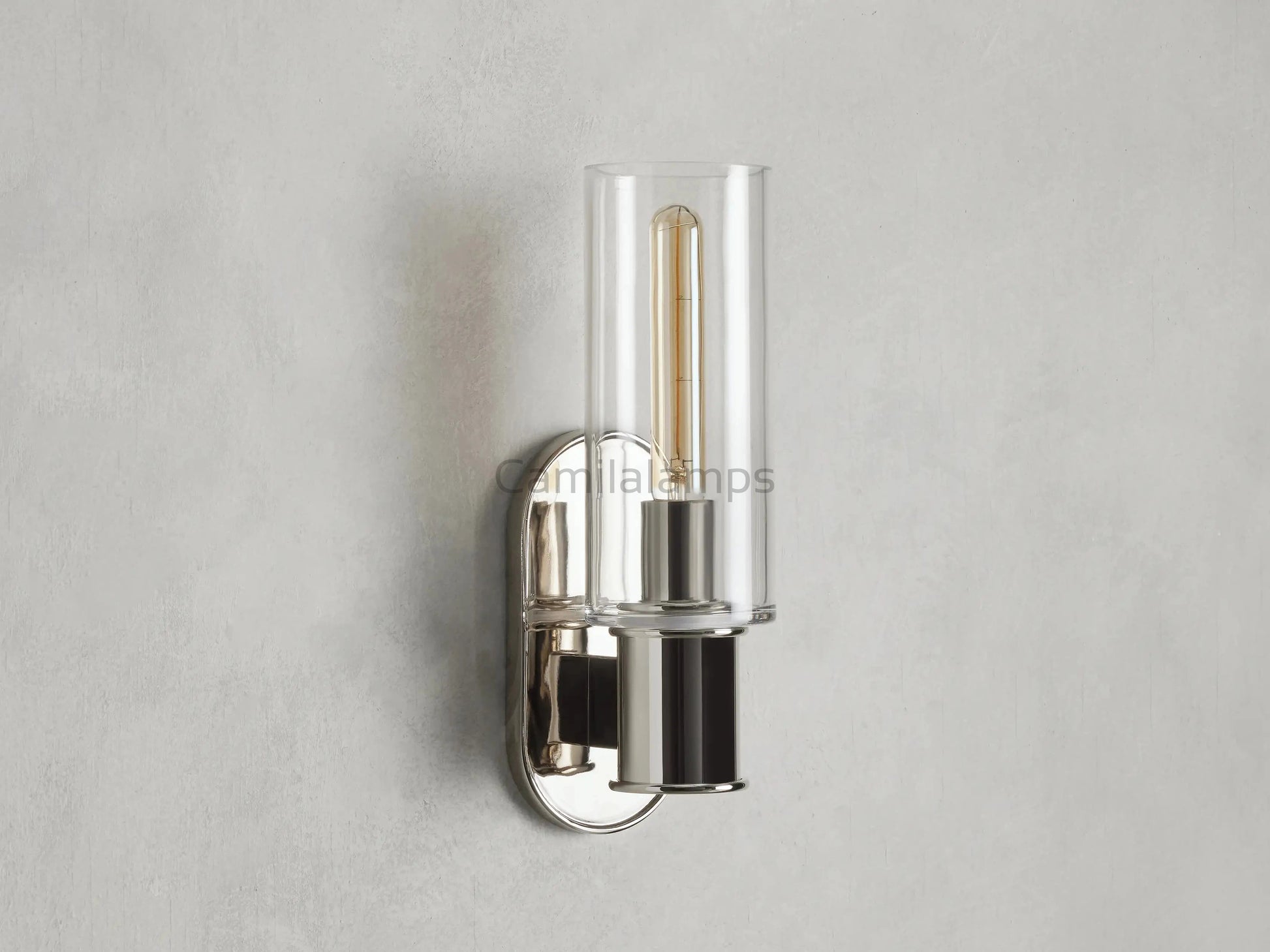 Harlin Wall Sconce in Clear - Camilalamps - CA - 10031H684