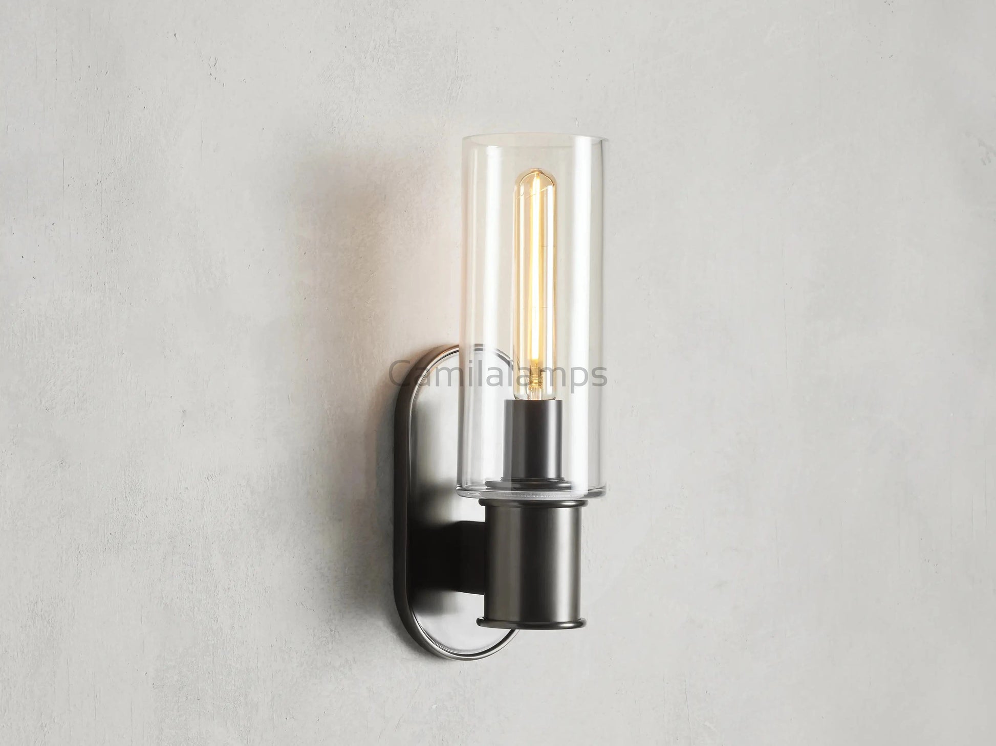Harlin Wall Sconce in Clear - Camilalamps - CA - 10031H688