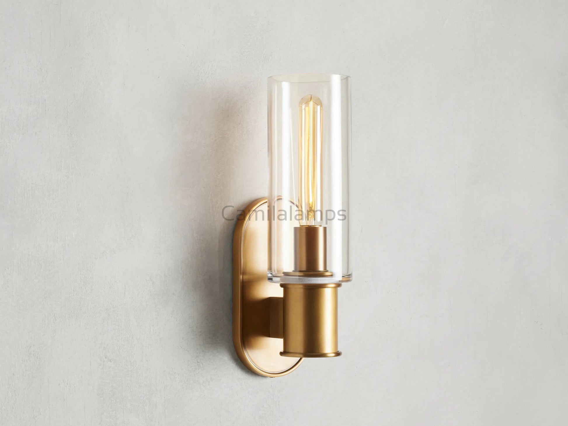 Harlin Wall Sconce in Clear - Camilalamps - CA - 10031H692