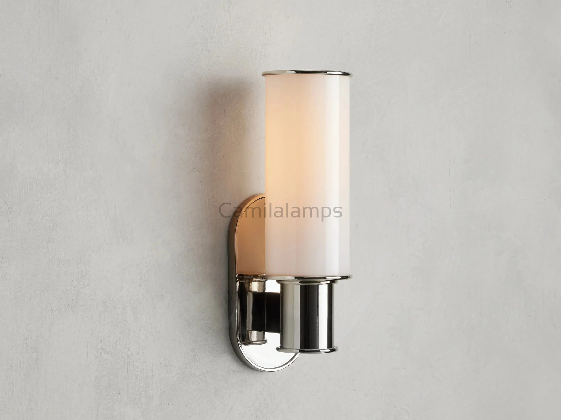 Harlin Wall Sconce in Milk - Camilalamps - CA - 10031H683