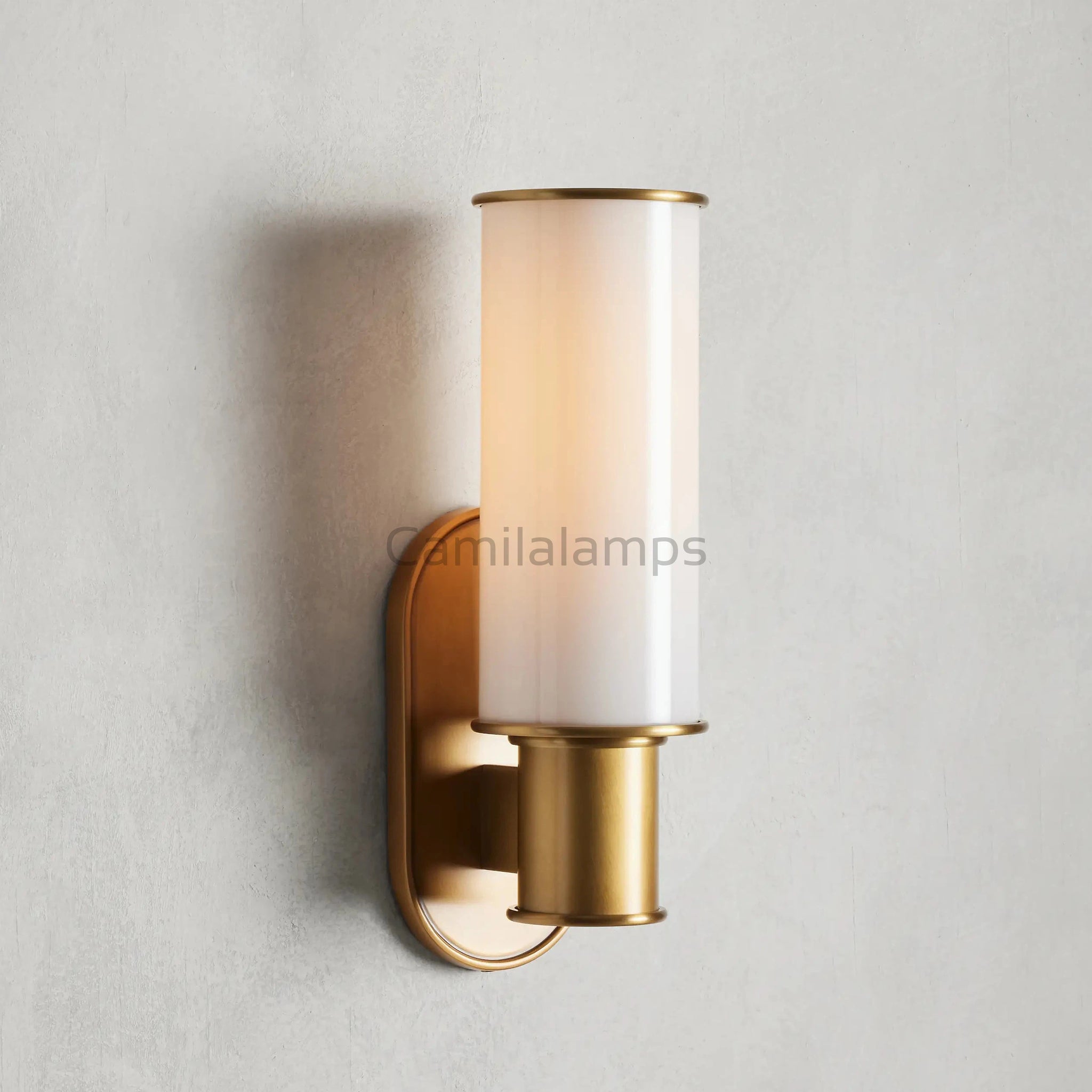 Harlin Wall Sconce in Milk - Camilalamps - CA - 10031H691