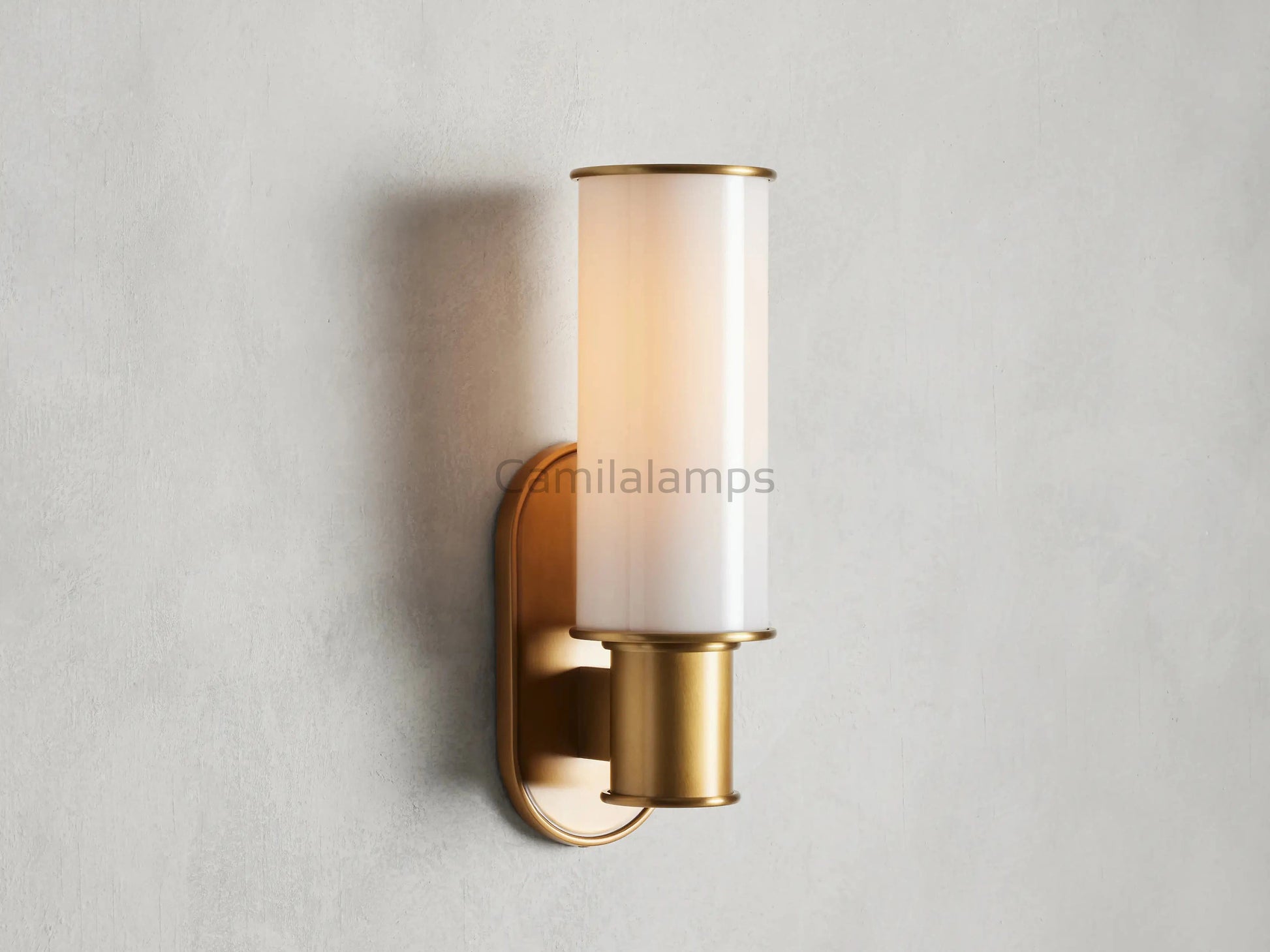 Harlin Wall Sconce in Milk - Camilalamps - CA - 10031H691