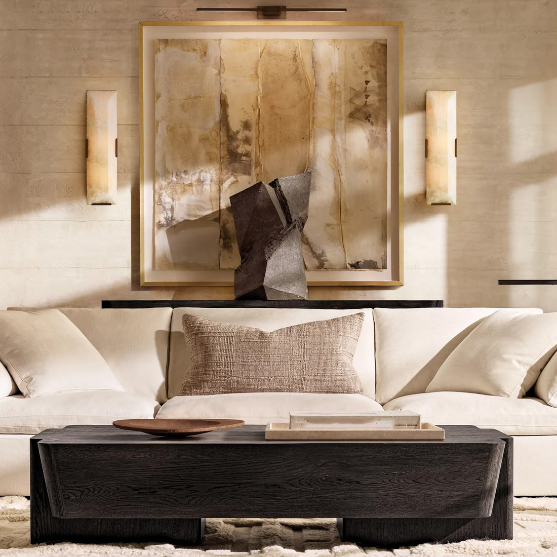 Harlow Calcite Linear Sconce - Camilalamps - CAARHWS - 2561108