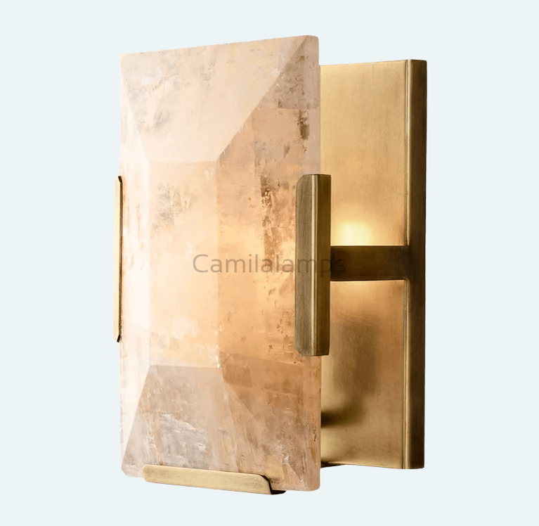 Harlow Calcite Wall Sconce - Camilalamps - CAA - 10032A9