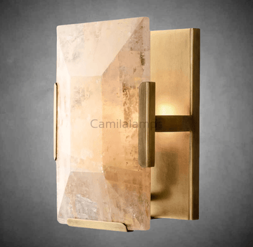 Harlow Calcite Wall Sconce - Camilalamps - CAA - 10032A9